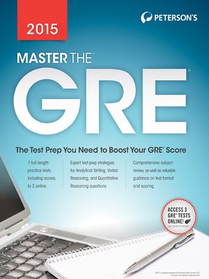 cover image of Master the GRE 2015